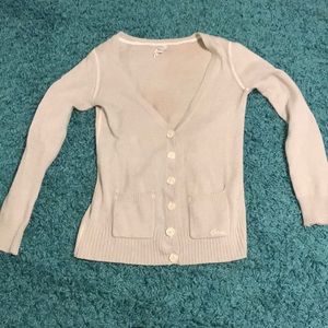 Beige sweater/ cardigan from Aeropostale